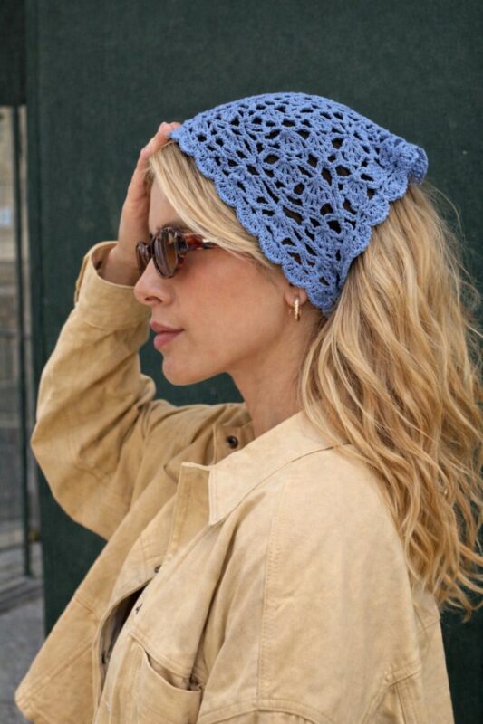 Yazlık Örgü Bandana Modelleri 31