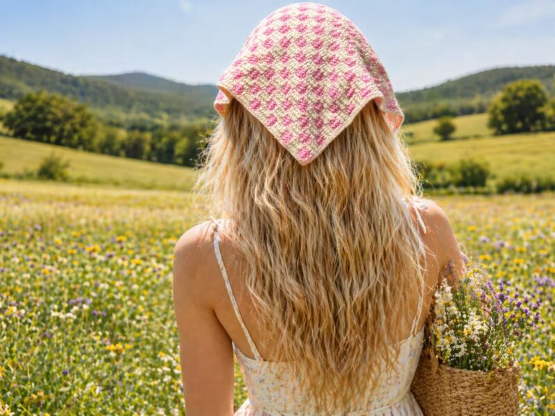 Yazlık Örgü Bandana Modelleri 34