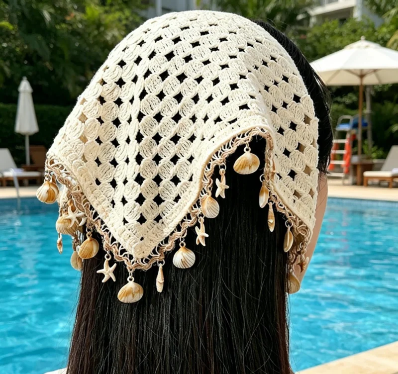 Yazlık Örgü Bandana Modelleri 39