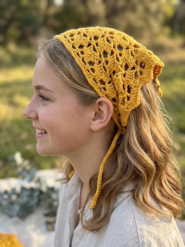 Yazlık Örgü Bandana Modelleri 43