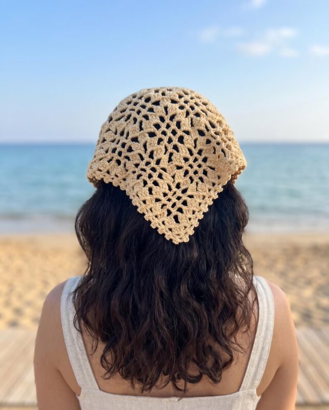 Yazlık Örgü Bandana Modelleri 49