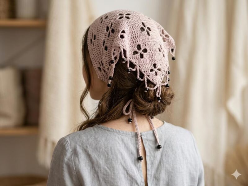 Yazlık Örgü Bandana Modelleri 53