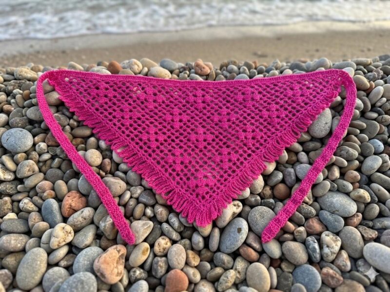 Yazlık Örgü Bandana Modelleri 59