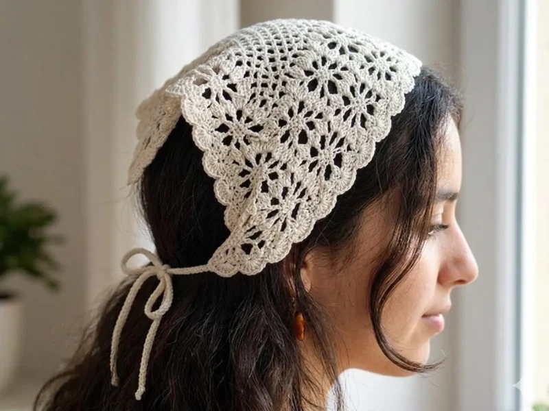 Yazlık Örgü Bandana Modelleri 61