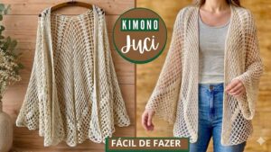 Altıgen Motiften Kimono Hırka Yapılışı