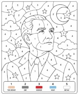 Atatürk Etkinlikleri ve Boyama Sayfaları - Resim 15
