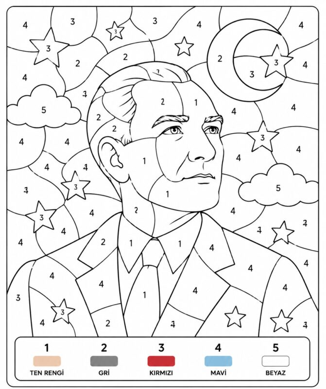 Atatürk Etkinlikleri ve Boyama Sayfaları 14
