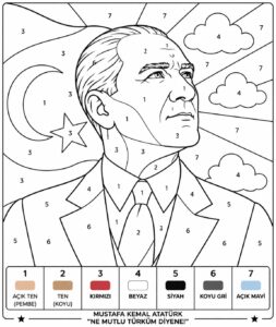 Atatürk Etkinlikleri ve Boyama Sayfaları - Resim 8
