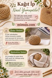 kağıt ip nasıl yumuşatılır
