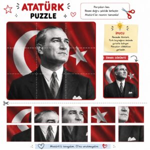 Atatürk Etkinlikleri ve Boyama Sayfaları - Resim 28