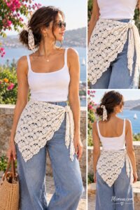 En Çok Örülen Kolay Şal Modeli - Resim 3