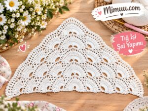 En Çok Örülen Kolay Şal Modeli 4
