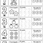 5 Rakamı Çalışma Sayfaları Etkinlikleri 19