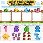 6 Rakamı Etkinlikleri ve Çalışma Sayfaları 3