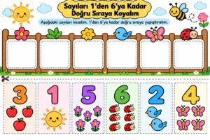 6 Rakamı Etkinlikleri ve Çalışma Sayfaları 3