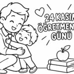 Öğretmenler Günü Boyama Sayfaları 2