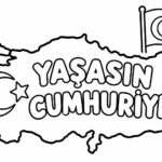 29 Ekim Cumhuriyet Bayramı Boyama Sayfaları 29