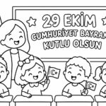 29 Ekim Cumhuriyet Bayramı Boyama Sayfaları 35