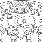 29 Ekim Cumhuriyet Bayramı Boyama Sayfaları 38