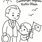 29 Ekim Cumhuriyet Bayramı Boyama Sayfaları 43