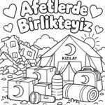 Kızılay Haftası Boyama Sayfaları 6