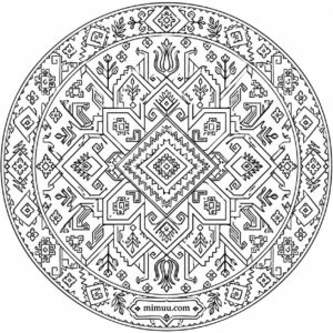 Mandala Boyama Sayfaları 26
