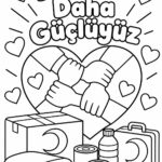 Kızılay Haftası Boyama Sayfaları 8