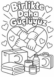 Kızılay Haftası Boyama Sayfaları - Resim 9