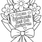 Öğretmenler Günü Boyama Sayfaları 8