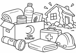 Kızılay Haftası Boyama Sayfaları - Resim 11