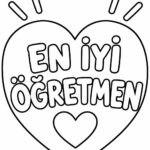 Öğretmenler Günü Boyama Sayfaları 10