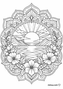 Mandala Boyama Sayfaları - Resim 5