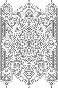 Mandala Boyama Sayfaları - Resim 6