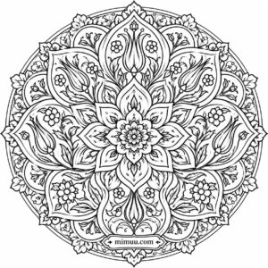 Mandala Boyama Sayfaları 27