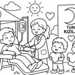 Kızılay Haftası Boyama Sayfaları 15