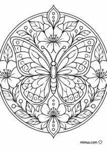 Mandala Boyama Sayfaları 6