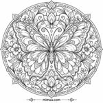 Mandala Boyama Sayfaları 9