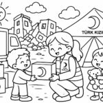 Kızılay Haftası Boyama Sayfaları 16