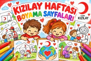 Kızılay Haftası Boyama Sayfaları 25