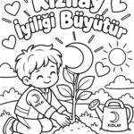 Kızılay Haftası Boyama Sayfaları 18