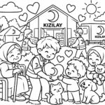 Kızılay Haftası Boyama Sayfaları 21