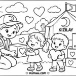 Kızılay Haftası Boyama Sayfaları 2