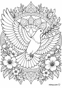 Mandala Boyama Sayfaları - Resim 12