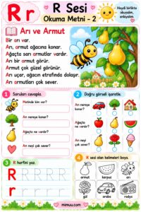 R Sesi Etkinlikleri Çalışma Kağıtları 19