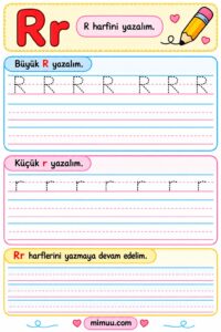 R Sesi Etkinlikleri Çalışma Kağıtları 5
