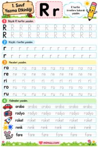 R Sesi Etkinlikleri Çalışma Kağıtları 9