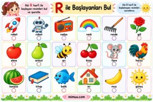 R Sesi Etkinlikleri Çalışma Kağıtları 21