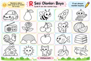 R Sesi Etkinlikleri Çalışma Kağıtları 22