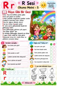 R Sesi Etkinlikleri Çalışma Kağıtları 30