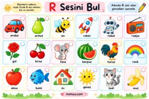 R Sesi Etkinlikleri Çalışma Kağıtları 31
